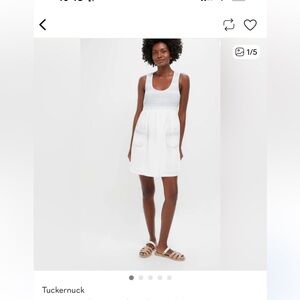 Tuckernuck Blue and White Mini Dress